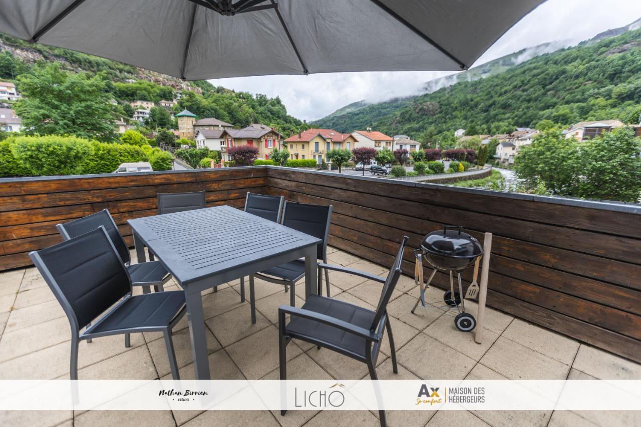 La Terrasse Bleue Appartamento Ax-les-Thermes Esterno foto